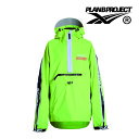 Xm[{[h EFA WPbg vr[ vWFNg PLAN B PROJECT PULL OVER JACKET Neon Yellow UNISEX Y fB[X 23-24 {Ki