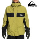 スノーボード ウェア ジャケット クイックシルバー QUIKSILVER HIGH ALTITUDE GORE-TEX JK GLJ0 Green Olive EQYTJ03406 MEN'S メンズ 男性 ゴアテックス 23-24 日本正規品