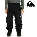 スノーボード ウェア パンツ クイックシルバー QUIKSILVER HIGH ALTITUDE GORE-TEX PT KVJ0 True Black EQYTP03197 MEN'S メンズ 男性 ゴアテックス 23-24 日本正規品