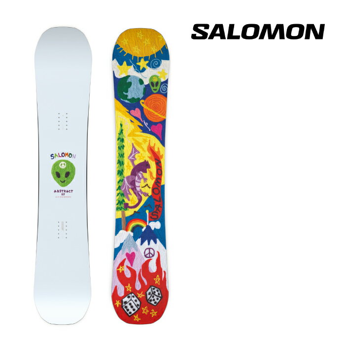 スノーボード 板 サロモン SALOMON ABSTRACT Camber UNISEX アブストラクト キャンバー メンズ レディース 男性 女性 23-24 日本正規品