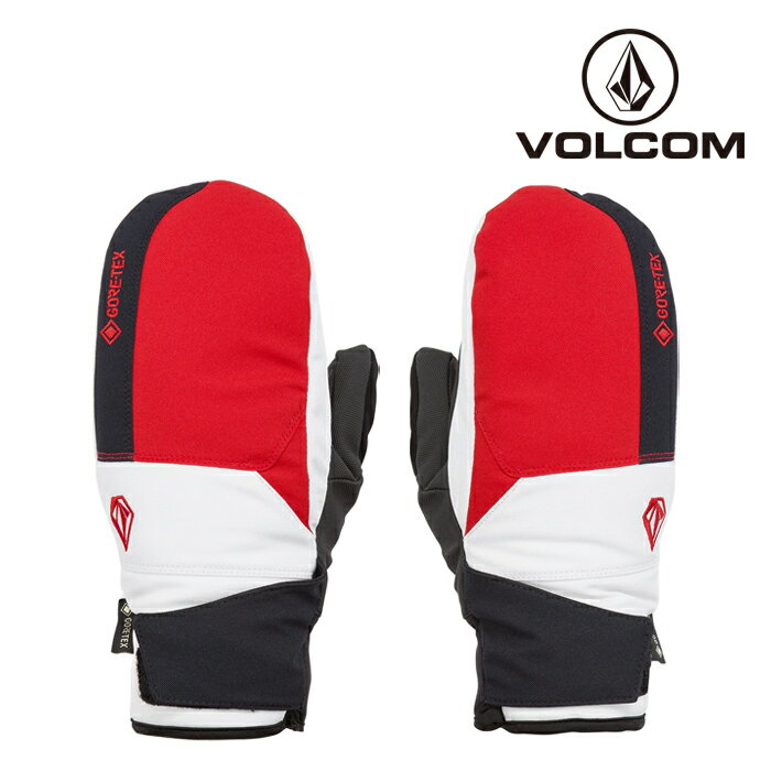 スノーボード グローブ ボルコム VOLCOM STAY DRY GORE-TEX MITT RED-Red ゴアテックス ミット ミトン 手袋 23-24 日本正規品