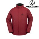 Xm[{[h EFA WPbg {R VOLCOM RAVRAAH JACKET MAR-Maroon G0652412 MEN'S Y j 23-24 {Ki