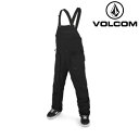 Xm[{[h EFA pc {R VOLCOM ROAN BIB OVERALL BLK-Black G1352408 MEN'S Y j I[o[I[ 23-24 {Ki