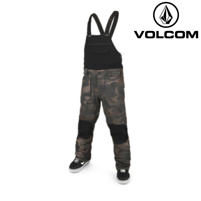 【P最大46倍・要エントリー 5/16 1:59迄】スノーボード ウェア パンツ ボルコム VOLCOM ROAN BIB OVERALL CWC-Cloudwash Camo G1352408 MEN S メンズ 男性 オーバーオール 23-24 日本正規品