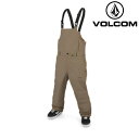日本正規品 スノーボード ウェア パンツ ボルコム VOLCOM V.CO SPARTA BIB OVERALL TEK-Teak G1352410 MEN'S メンズ 男性 ビブ オーバーオール 23-24