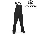 Xm[{[h EFA pc {R VOLCOM SWIFT BIB OVERALL BLK-Black H1352406 WOMEN'S fB[X  ru I[o[I[ 23-24 {Ki