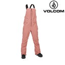 Xm[{[h EFA pc {R VOLCOM SWIFT BIB OVERALL EPK-Earth Pink fB[X  XL[ 23-24 {Ki