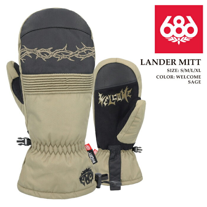 【エントリーでP最大47倍★BLACK FRIDAY期間】 日本正規品 スノーボード ミット シックスエイトシックス..