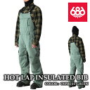 【エントリーでP最大47倍★マラソン期間】日本正規品 スノーボード ウェア ビブパンツ シックスエイトシックス 686 HOT LAP BIB Cypress ...