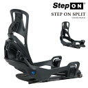 【エントリーでP最大48倍★マラソン期間】日本正規品 スノーボード ビンディング バートン BURTON MENS STEP ON SPLIT Black ステップオン スプリット ブラック メンズ バインディング 24-25(4)