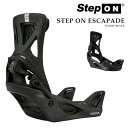 日本正規品 スノーボード ビンディング バートン BURTON WOMENS STEP ON ESCAPADE Re:Flex Black ステップオン エスカ...