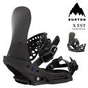 日本正規品 スノーボード ビンディング バートン BURTON MENS X EST Black エックス イーエスティ ブラック メンズ バインディング 24...
