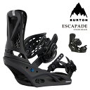 日本正規品 スノーボード ビンディング バートン BURTON WOMENS ESCAPADE Re:Flex Black エスカペイド リフレックス ブラック...