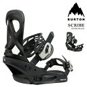 日本正規品 スノーボード ビンディング バートン BURTON WOMENS SCRIBE Re:Flex Black スクライブ リフレックス ブラック レデ...