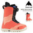 日本正規品 スノーボード ブーツ バートン BURTON WOMENS MINT BOA WIDE Peach Echo ミント ボア ワイド ピーチ エコー ...