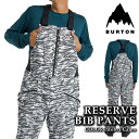 【エントリーでP最大47倍★マラソン期間】日本正規品 スノーボード ウェア ビブパンツ バートン BURTON MENS RESERVE 2L BIB PANT...