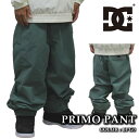 【エントリーでP最大47倍★マラソン期間】日本正規品 スノーボード ウェア パンツ ディーシー DC PRIMO PANT BPG0 メンズ 24-25
