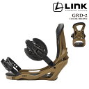 日本正規品 スノーボード ビンディング リンク LINK GRD-2 Brown メンズ レディース バインディング 24-25