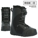 【エントリーでP最大47倍★マラソン期間】日本正規品 スノーボード ブーツ ライド RIDE HARPER Black ハーパー ブラック レディース 24-2...
