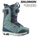 日本正規品 スノーボード ブーツ サロモン SALOMON IVY BOA SJ BOA Dark Ocean F06/Midnight Navy/White ...