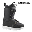 日本正規品 スノーボード ブーツ サロモン SALOMON PEARL BOA Black/White/Gold パール ボア ブラック レディース 24-25