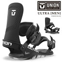 日本正規品 スノーボード ビンディング ユニオン UNION ULTRA MEN Black ウルトラ メンズ ブラック バインディング メンズ 24-25
