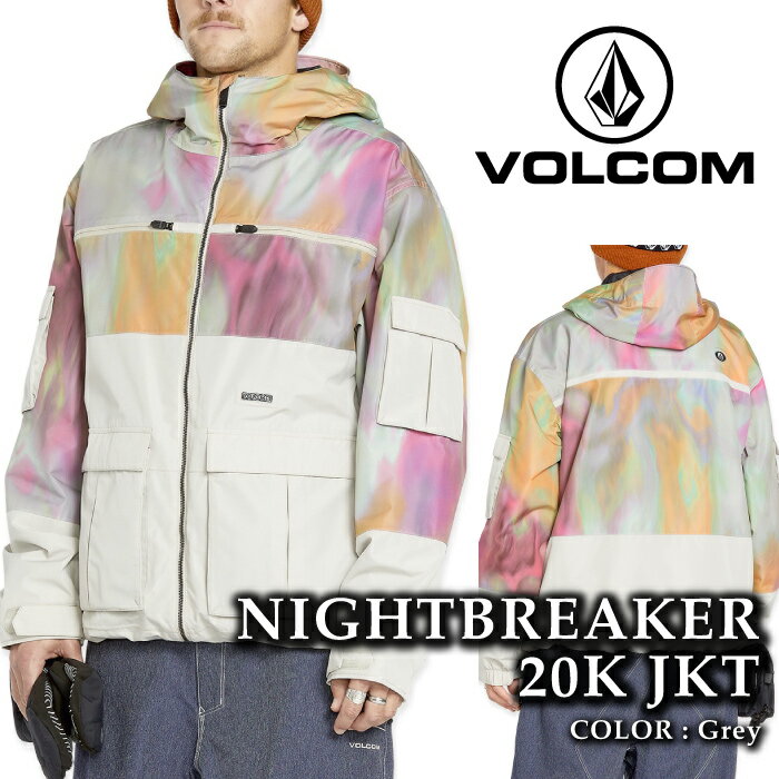  Ρܡ  㥱å ܥ륳 VOLCOM MENS NIGHTBREAKER 20K JACKET Grey ...