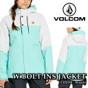 日本正規品 スノーボード ウェア ジャケット ボルコム VOLCOM WOMENS BOLT INSULATED JACKET Wasabi レディース 24-...