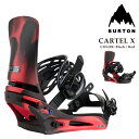 【エントリーでP最大47倍★マラソン期間】 日本正規品 スノーボード ビンディング バートン BURTON MENS CARTEL X Re:Flex Blac...