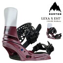 【エントリーでP最大47倍★マラソン期間】 日本正規品 スノーボード ビンディング バートン BURTON WOMENS LEXA X EST Mulberry...