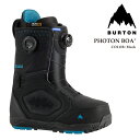 日本正規品 スノーボード ブーツ バートン BURTON MENS PHOTON BOA Black フォトン ボア メンズ 25-26