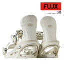 【エントリーでP最大47倍★マラソン期間】 日本正規品 スノーボード ビンディング フラックス FLUX SR White Wood エスアール バインディング...