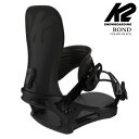 日本正規品 スノーボード ビンディング ケーツー K2 BOND Black ボンド バインディング メンズ 25-26 予約