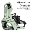 【エントリーでP最大47倍★マラソン期間】 日本正規品 スノーボード ビンディング ナイデッカー NIDECKER OG-SUPERMATIC Mint オージ...