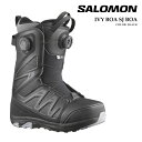 日本正規品 スノーボード ブーツ サロモン SALOMON IVY BOA SJ BOA Black アイビー ボア レディース 25-26 予約