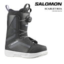 【エントリーでP最大47倍★マラソン期間】日本正規品 スノーボード ブーツ サロモン SALOMON SCARLET BOA Black スカーレット ボア レ...