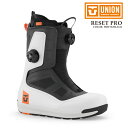 【エントリーでP最大47倍★マラソン期間】日本正規品 スノーボード ブーツ ユニオン UNION RESET PRO White Black リセット プロ メ...
