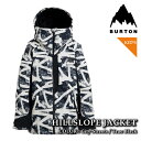 日本正規品 スノーボード ウェア ジャケット バートン BURTON KIDS HILLSLOPE JACKET City Streets True Black キッズ ユース 子供 25-26