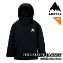 日本正規品 スノーボード ウェア ジャケット バートン BURTON KIDS HILLSLOPE JACKET True Black キッズ ユース 子供 25-26