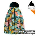 日本正規品 スノーボード ウェア ジャケット バートン BURTON KIDS HILLSLOPE JACKET Oversized Tropical キッズ ユース 子供 25-26