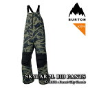 日本正規品 スノーボード ウェア ビブパンツ バートン BURTON KIDS SKYLAR 2L BIB PANTS Forest City Streets キッズ ユース 子供 25-26