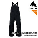 日本正規品 スノーボード ウェア ビブパンツ バートン BURTON KIDS SKYLAR 2L BIB PANTS True Black キッズ ユース 子供 25-26