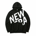 【1/20(水)はエントリーでP10倍】ニューエラ NEW ERA スウェット プルオーバーフーディー ズームアップ ニューエラ ブラック 日本正規品