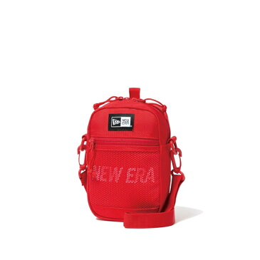【9/11(土)1:59までエントリーでP最大43.5倍】ニューエラ NEW ERA ショルダーポーチ 1.7L プリントロゴ レッド 日本正規品