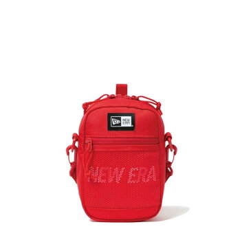 【9/11(土)1:59までエントリーでP最大43.5倍】ニューエラ NEW ERA ショルダーポーチ 1.7L プリントロゴ レッド 日本正規品