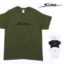 シムススケートスタイル SIMS SKATE STYLES SCRIPT LOGO T-SHIRTS SCI-1809SS-T03 スケートスタイル 半袖Tシャツ