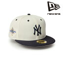 日本正規品 ニューエラ NEW ERA 59FIFTY MLB Wool Visor ニューヨーク・ヤンキース クローム ネイビーバイザー 14307678 キ...