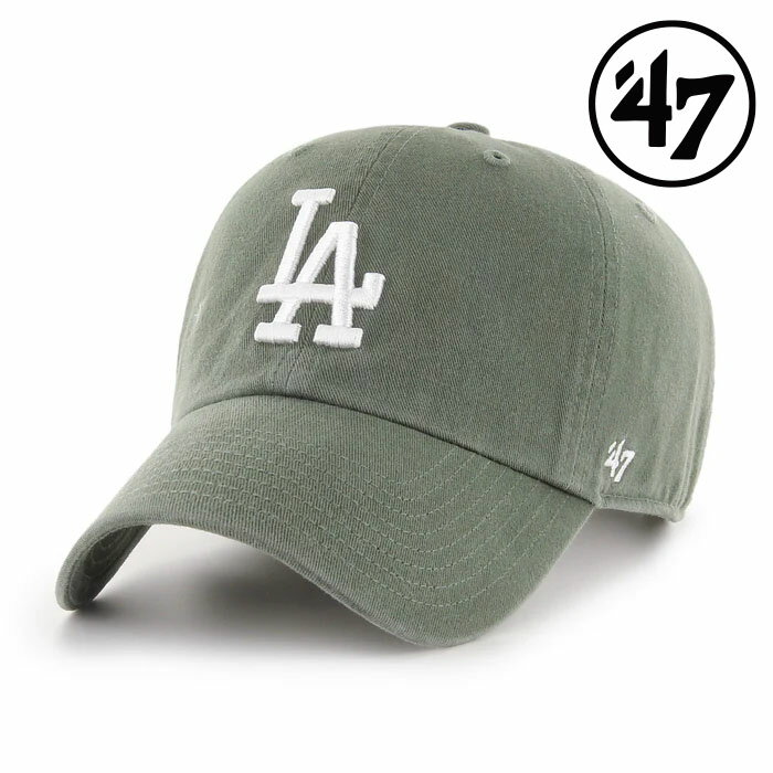 日本正規品 47BRAND フォーテーセブンブランド 47 クリーンナップ ロサンゼルス・ドジャース モス 47 CLEAN UP 14751203 キャップ 帽子