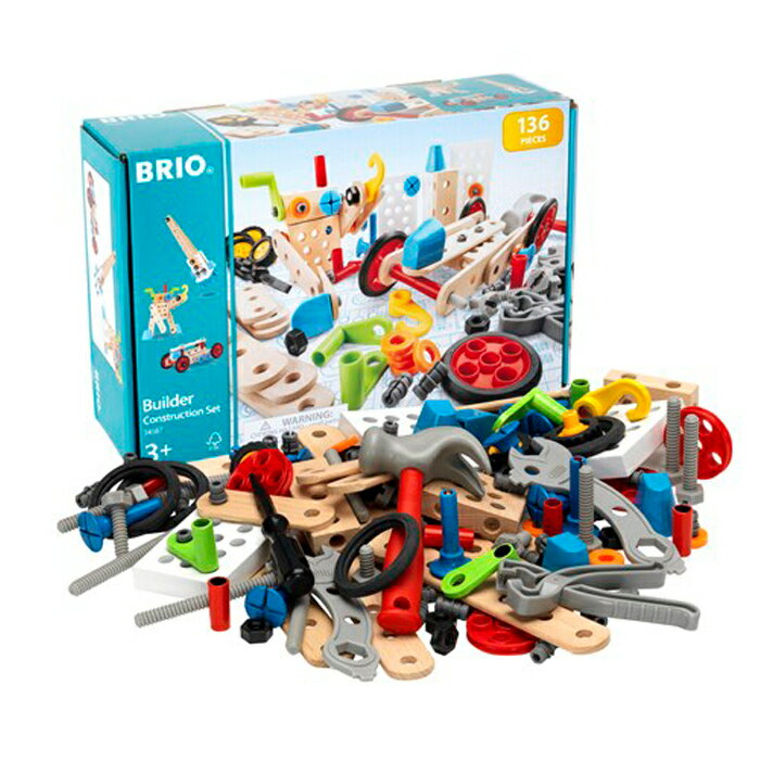 ブリオ 知育玩具 ブリオ おもちゃ BRIO BUILDER CONSTRUCTION SET 34587 ビルダー コンストラクションセット オモチャ 玩具