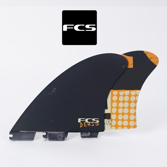 サーフィン フィン ツインフィン FCS FCS2 DEUS MODERN KEEL PG RETAIL FINS FDEX-PG01-XL-SS-R XLサイズ Deus Ex Machina デウス エクス マキナ Yellow イエロー 黄色 サーフボード サーフ 2枚